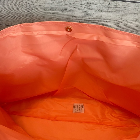 Orange Victoria Secret Bag Tote Canvas - Picture 10 of 10